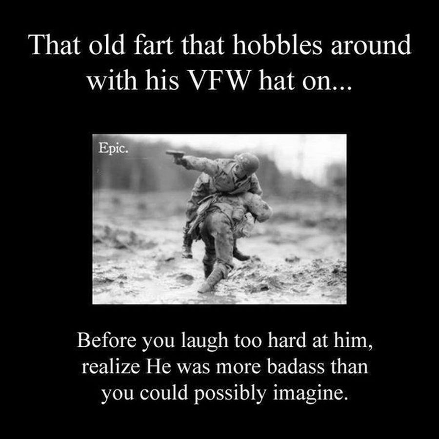 Veterans are badass